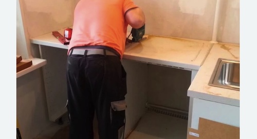 Сборка кухонного гарнитура. Белоусово